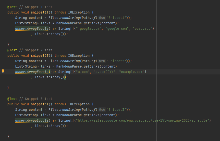 Other repository tests